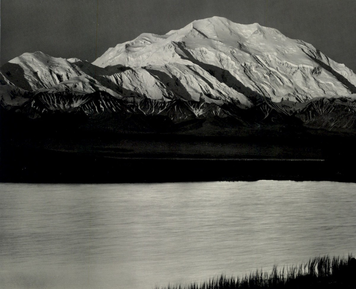 1950 Ansel Adams Mt McKinley at Sunrise National Park Alaska Art