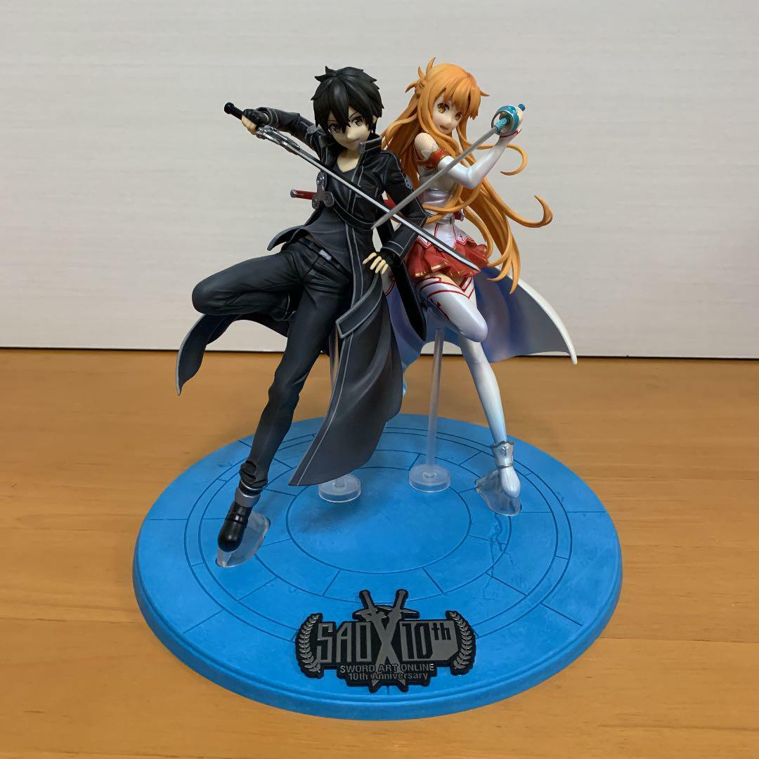SAOキリト&アスナフィギュアSAO 10thAnniversary Lucrea（ルクリア