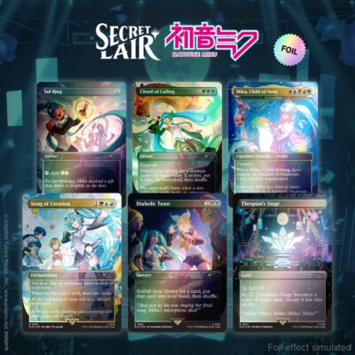 MTG Secret Lair x Hatsune Miku: Digital Sensation English Foil