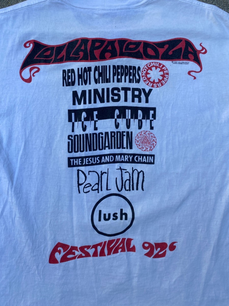 92s LOLLAPALOOZA Tシャツ 90s ロラパルーザ レッチリ 92s