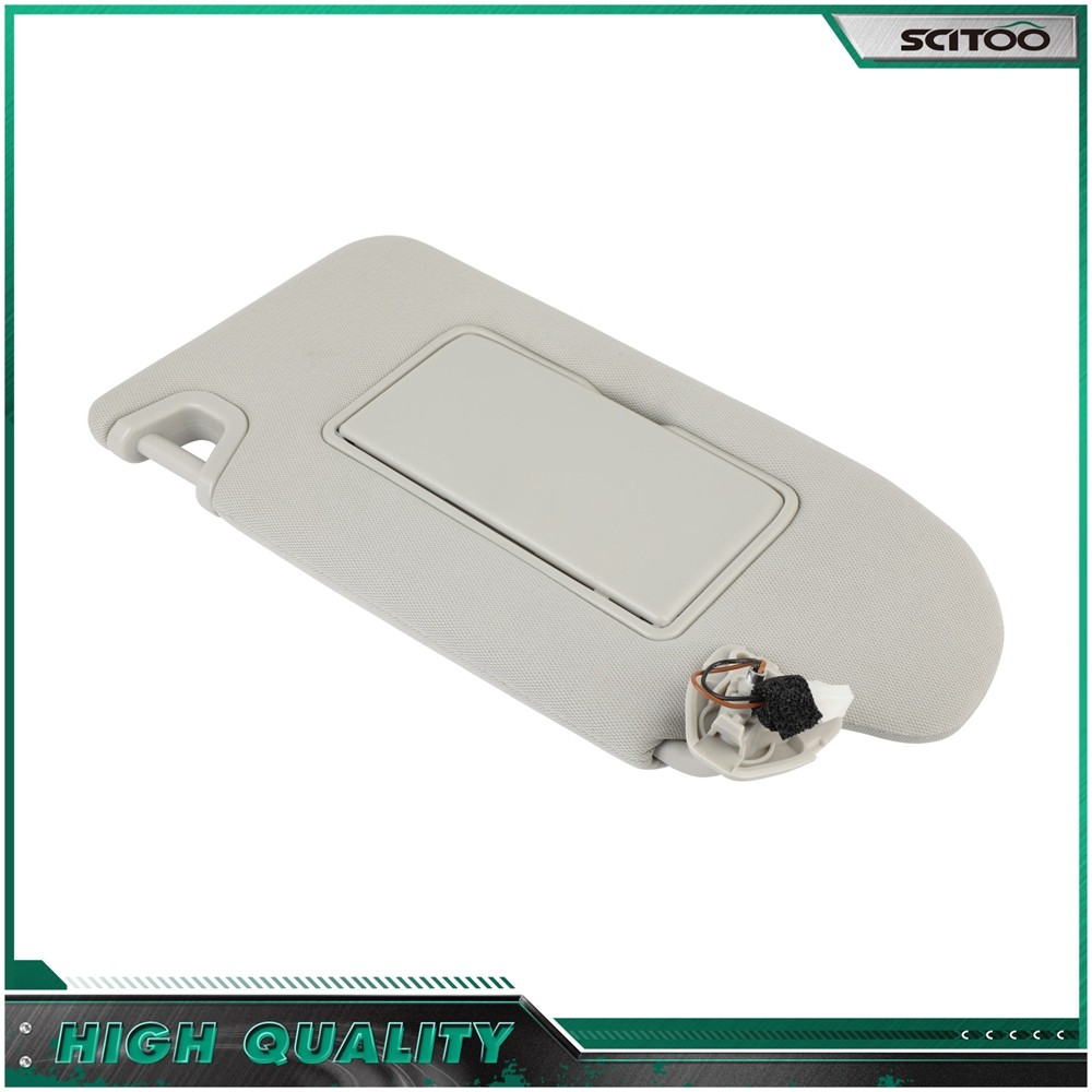 Sun Visor + Lamp Gray Left Driver side For NISSAN Altima 2013-2018