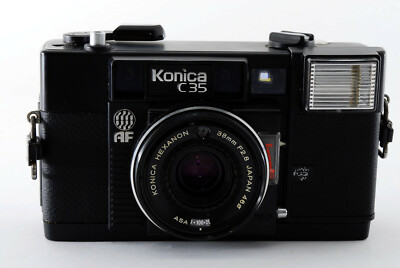 Exc+++** Konica C35 AF 35mm Film Camera 38mm F/2.8 Lens From Japan