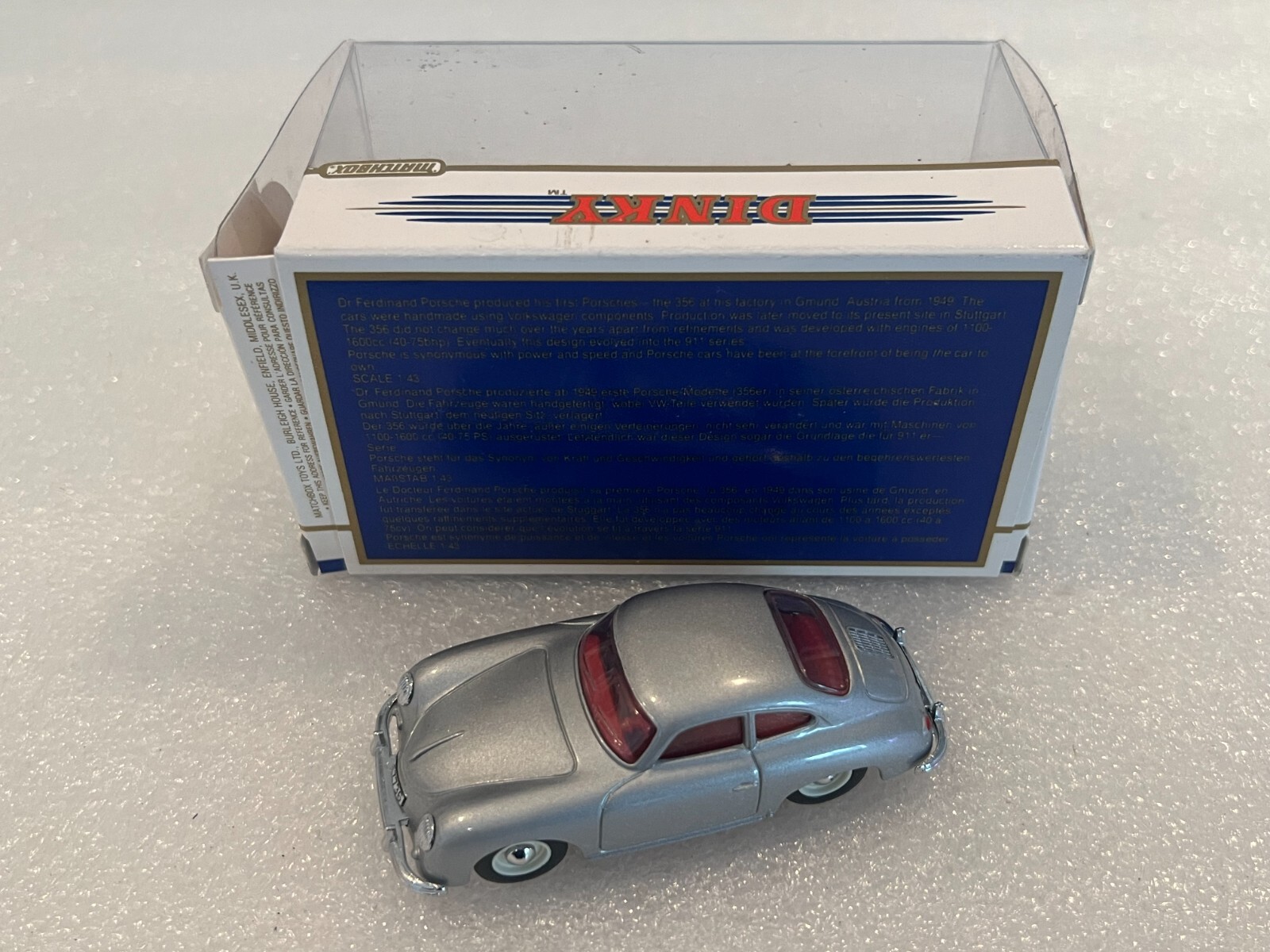 Matchbox Dinky DY25, 1958 Porsche 356a Coupe - Free Price Guide