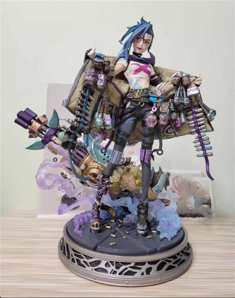 Arcane：League of Legends Jinx 1/7 Figure Statue Model 30.5cm Toy
