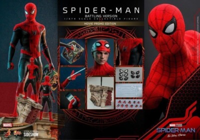 Hot Toys MMS625 Spider-Man No Way Home Battling Version 1/6 action