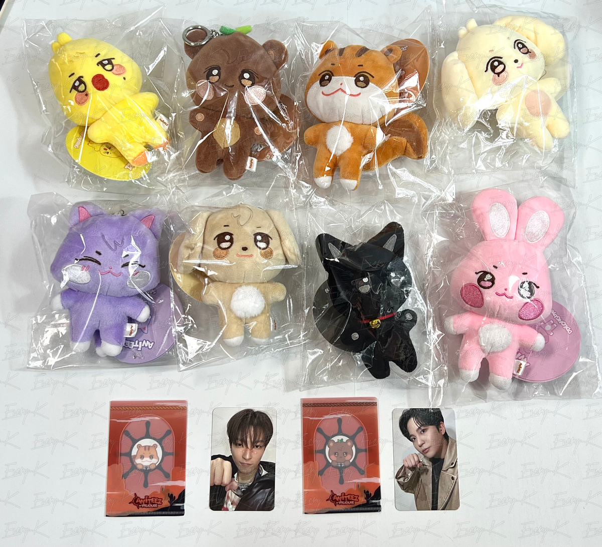 ATEEZ ANITEEZ ホンジュン チュンラミ ぬいぐるみキーリング ATEEZ