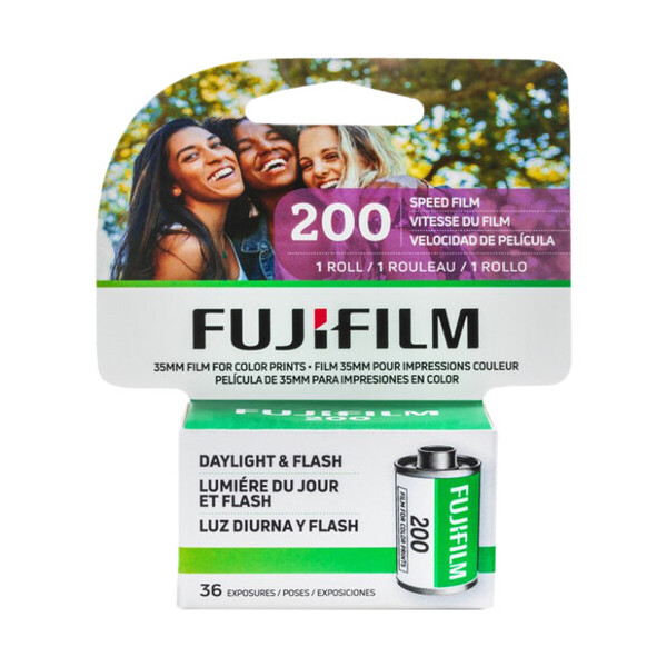 Fujifilm 200 ISO 36 Exposure 35mm Color Negative Film 74101205442