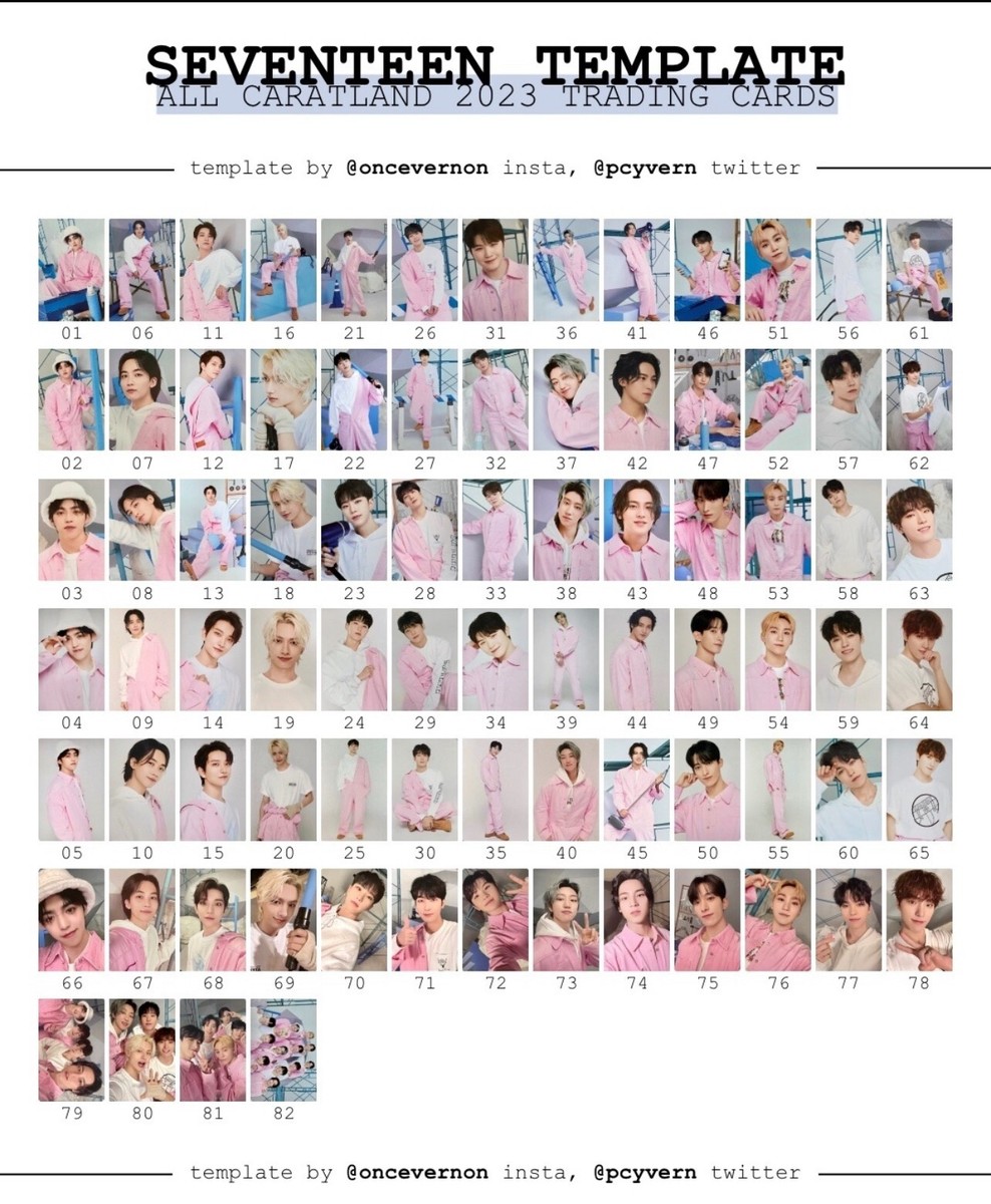 Seventeen 2023 Carat Land Random Single PCs (Sets in another