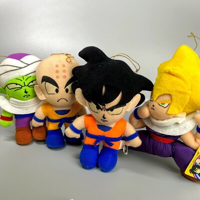 1992 Dragon Ball Z initial item 4 body set Stuffed Plush doll
