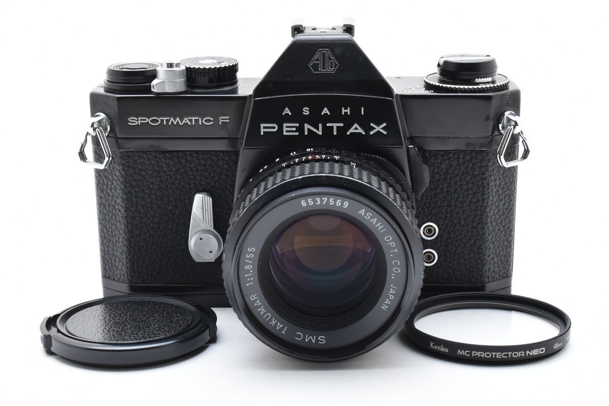Pentax SPF Spotmatic F Black Film Camera SMC Takumar 55mm F/1.8