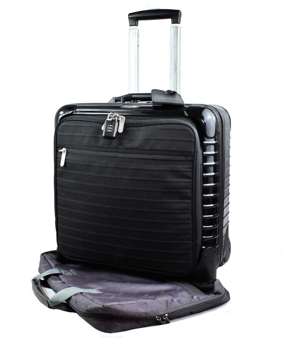 Rimowa Salsa Deluxe Hybrid 30L Black 2-Wheels Carry Case Suitcase