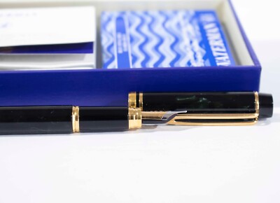 VINTAGE WATERMAN IDEAL 18K 750 FOUNTAIN PEN PARIS FRANCE W/BOX AND