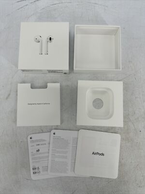 EMPTY BOX ONLY Apple AirPods 2nd Generation MV7N2AM/A with