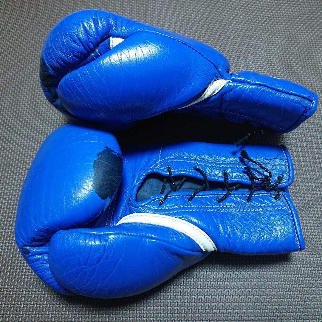 Winning Boxing Gloves 8oz Blue MS-200 Japan In Stock Used | eBay