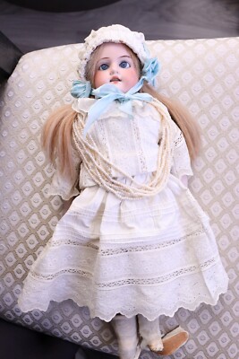 Antique Doll Armand Marseille 370 AM 2/0 DEP Bisque Head Original