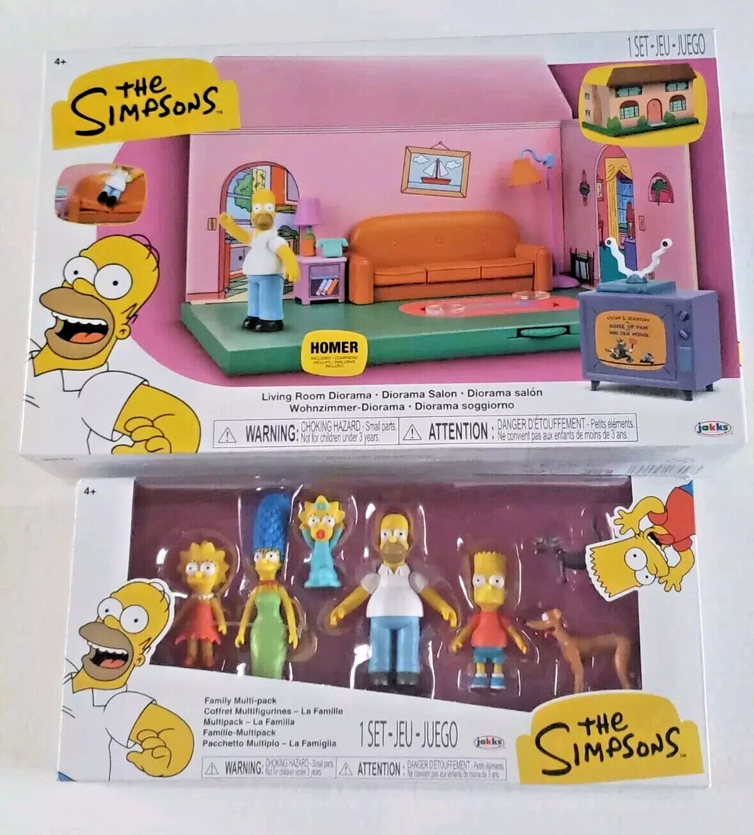 Jakks Pacific The Simpsons Living Room Diorama with 2.5