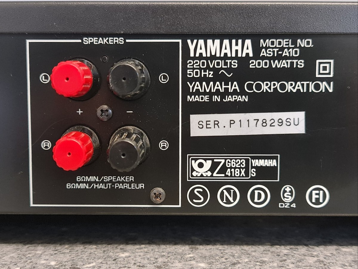 YAMAHA パワーアンプ AST-A10 動作品 カートリッジ2個付き YAMAHA