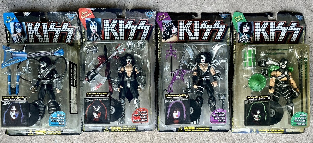 KISS - McFarlane Ultra Action Figures 1997, FULL SET OF 4 *Rare