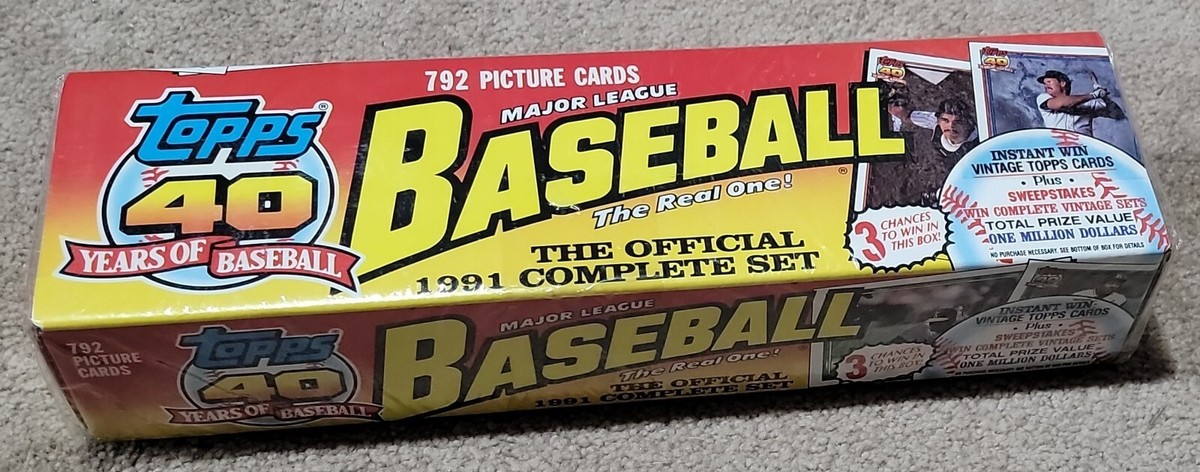 1991 Topps 40 Years Of Baseball Complete Set | eBay