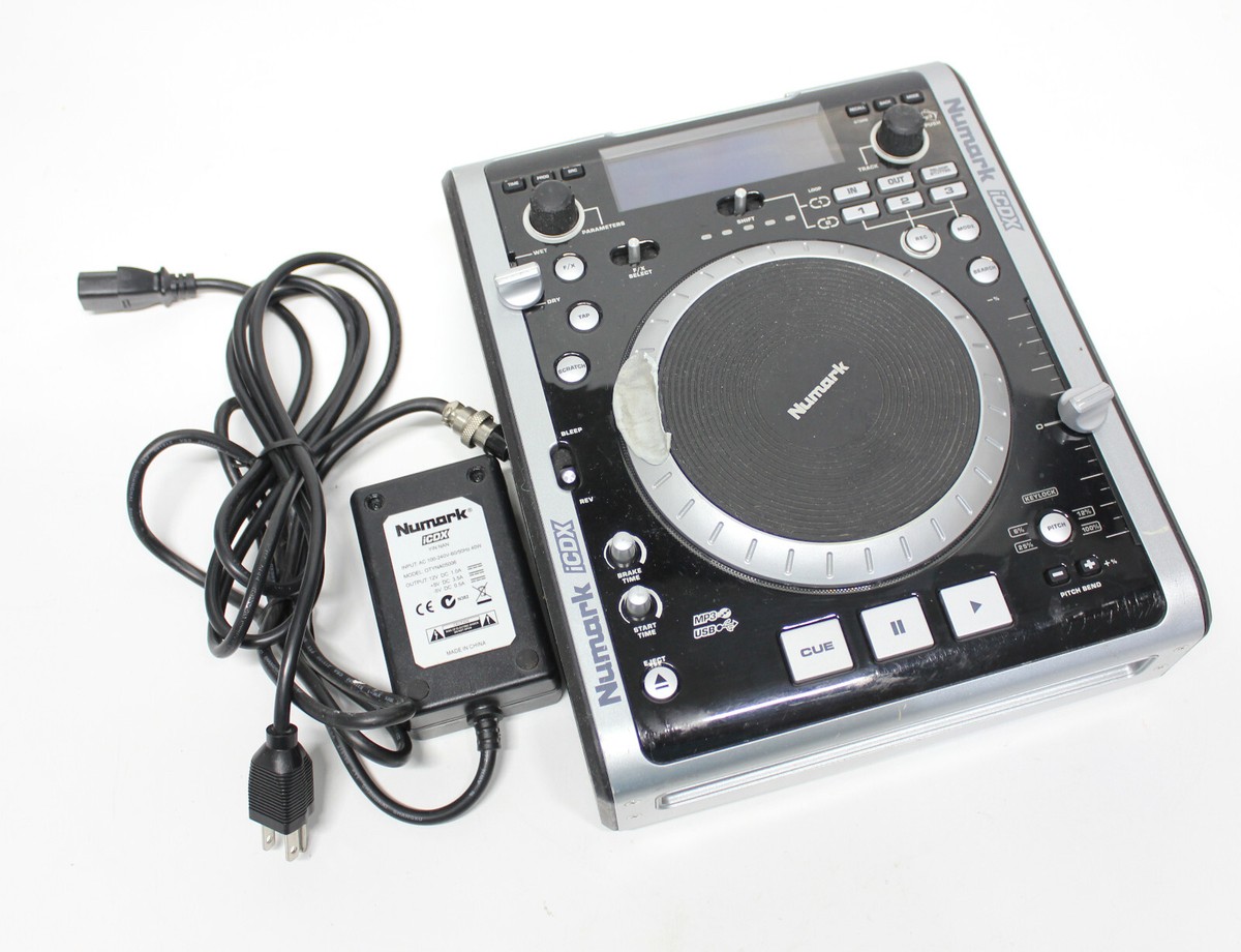 Numark iCDX CD Media DJ Player W Effects and Power Supply Sold AS