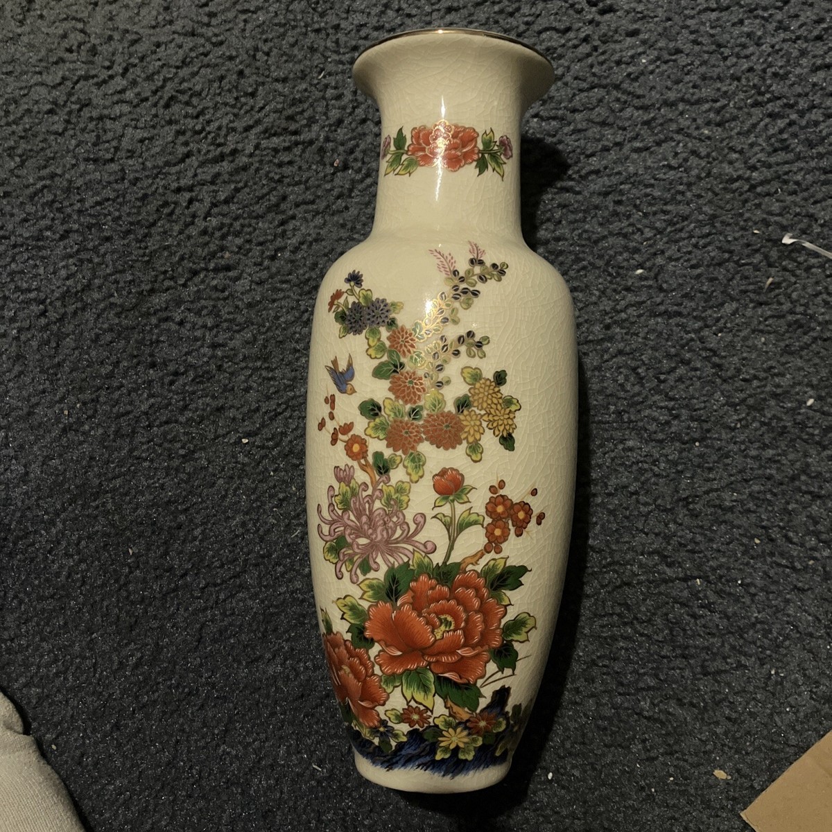 水草 YVB-Y'sVintage Base Vintage Japanese Porcelain Vase floral