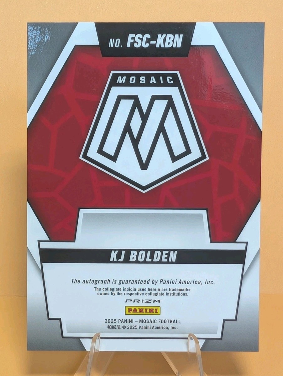 2025 Panini Mosaic Future Scripts Prizm NIL Auto #FSC-KBN KJ