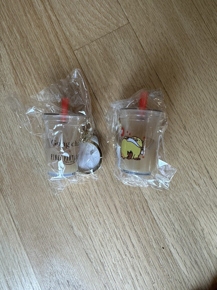 Gong Cha x Final Fantasy XIV Collab Brown CHOCOBO Boba Tea