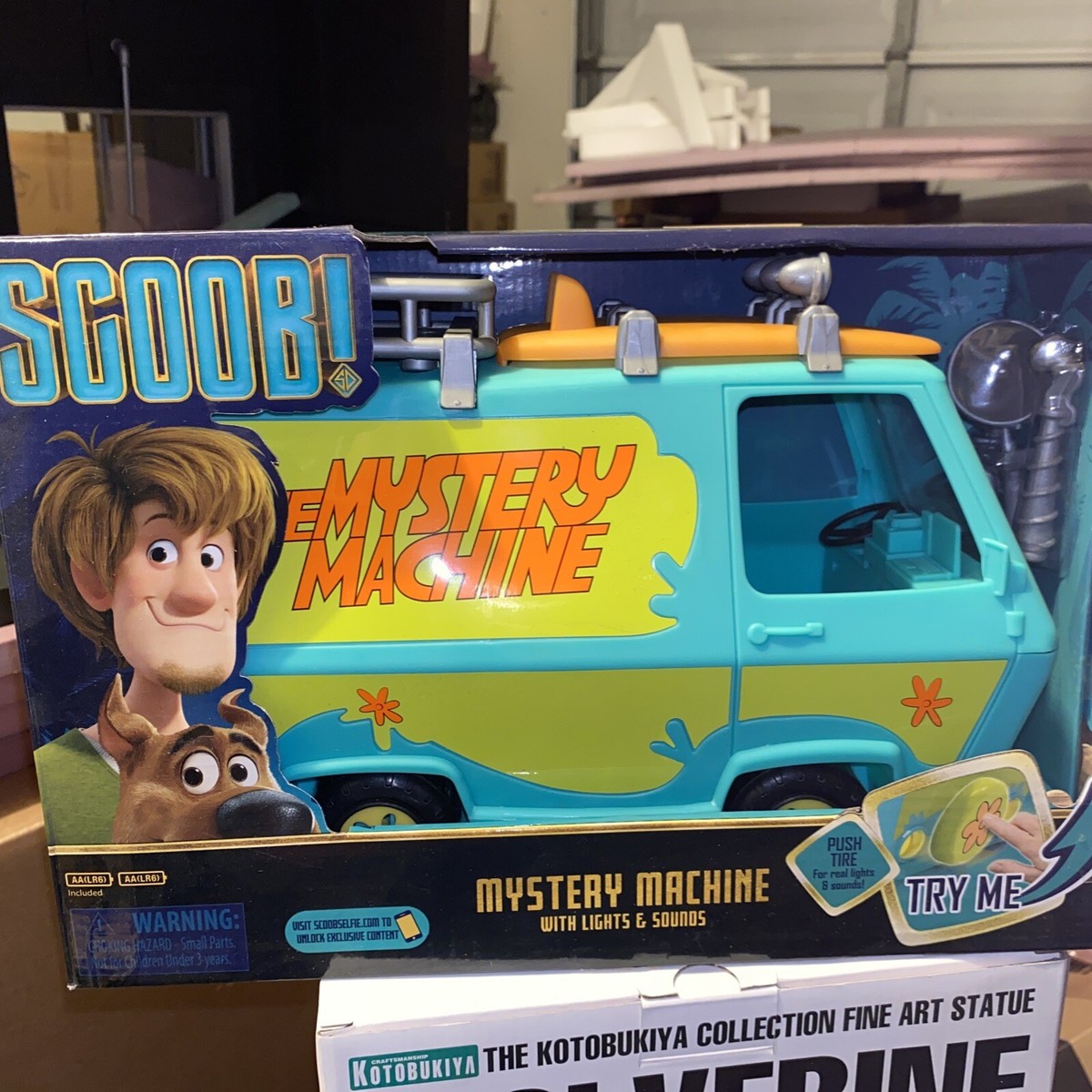 SCOOBY The Mystery Machine by Basic Fun with Light Up Features | eBay