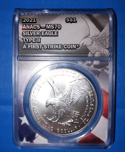 2021~2024年 (新品) イーグル銀貨 PCGS MS70 セット 2021 アメリカ