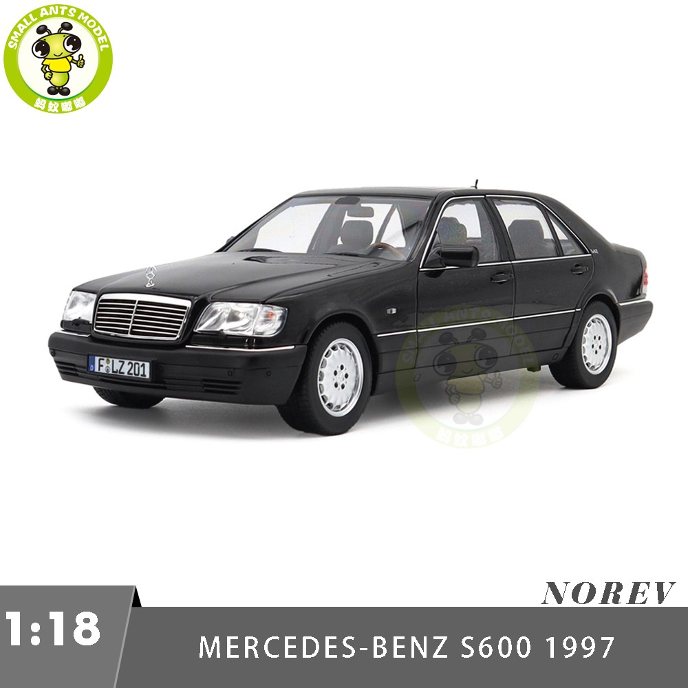 1/18 Norev 183045 Mercedes Benz S600 S CLASS 1997 W140 Black
