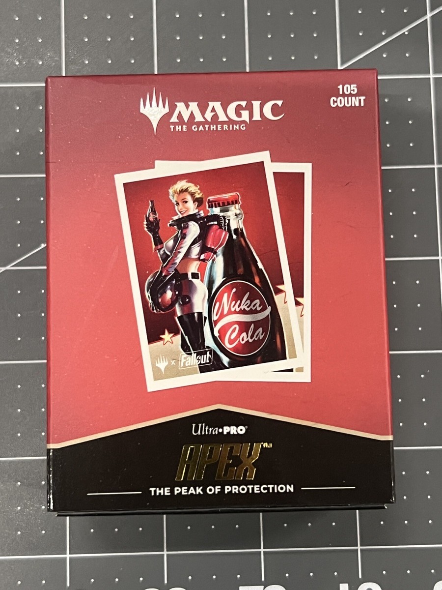 Mtg Fallout card deck sleeves nuka cola pinup Magic the Gathering