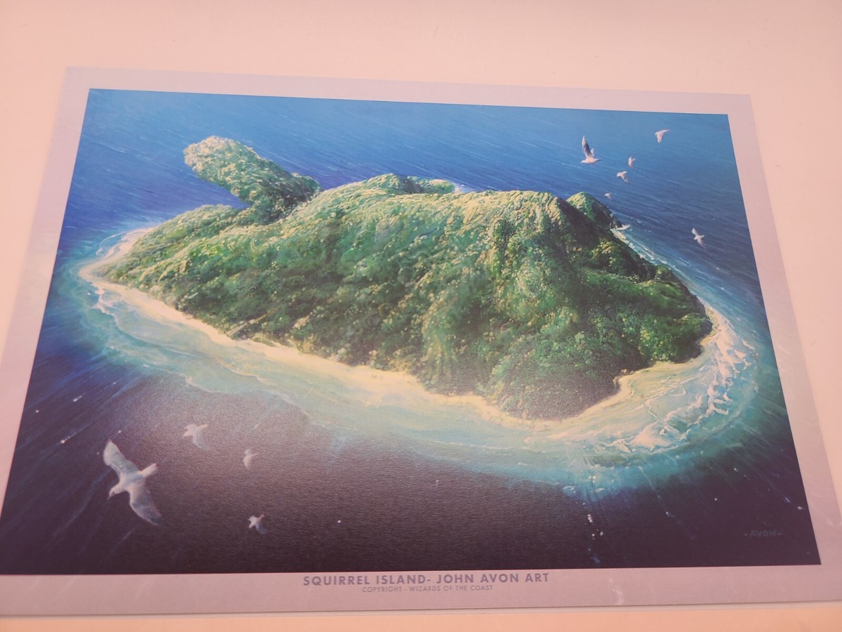 John Avon Art Print Double Sided Print Arid Mesa / Squirrel Island