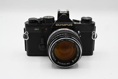 Olympus OM-2 OM-2n in Chrome or Black w/ optional fast 50mm f/1.4
