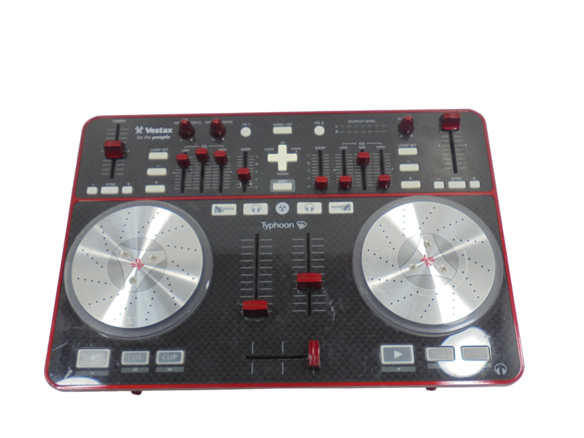 Vestax Typhoon Black DJコントローラー Vestax Typhoon Digital DJ