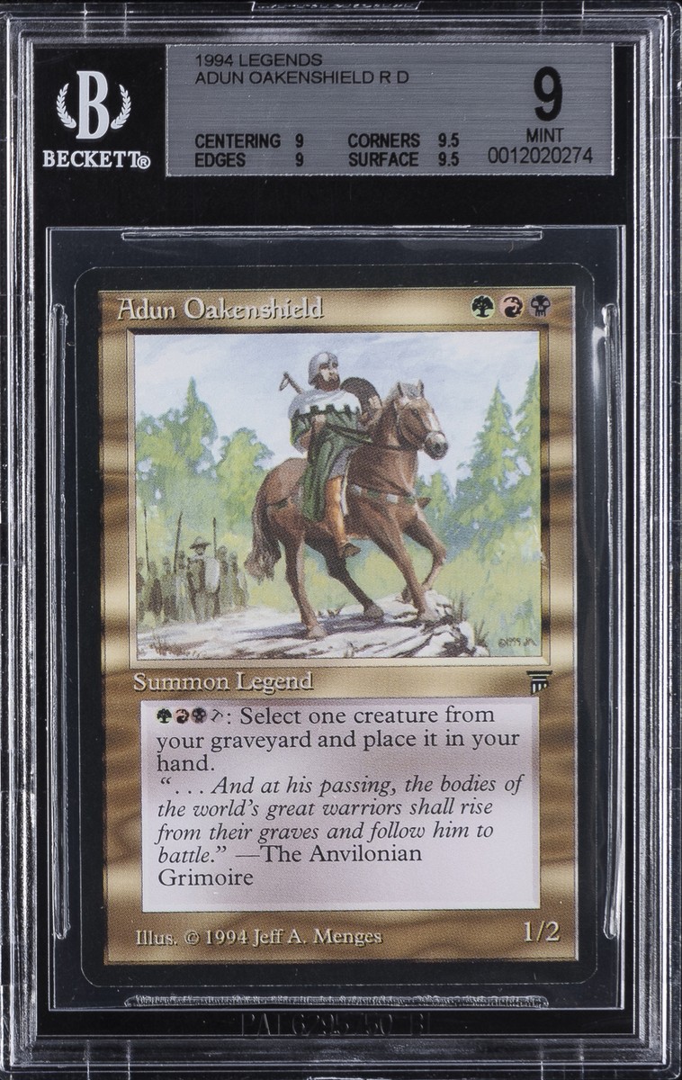 マジック：ザ・ギャザリング Adun Oakenshield PSA9 MINT マジック：ザ