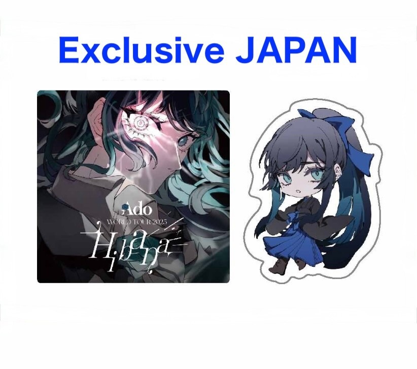 Ado Hibana ステッカー ストラップ Ado Travel Tag Japan Ver