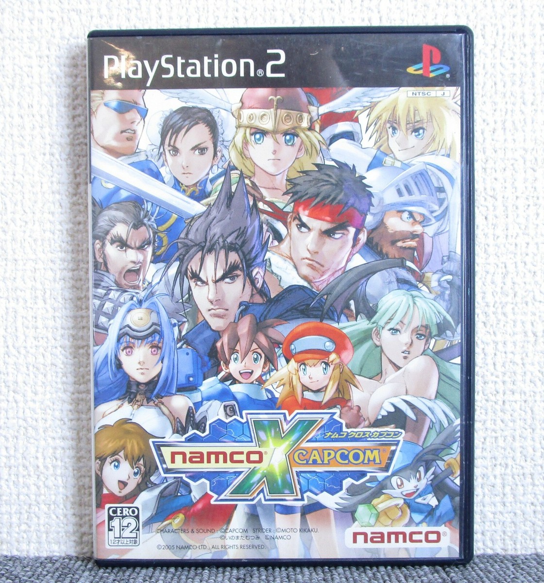 Namco x CAPCOM Street fighter Megaman Teken Tales Vampire PS2