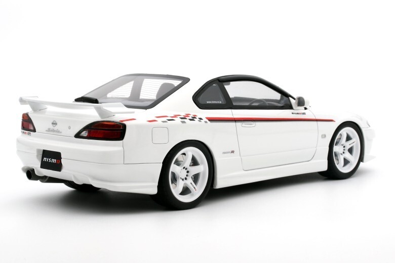 2000 NISSAN SILVIA SPEC-R NISMO AERO S15 WHITE 1:18 SCALE BY OTTO
