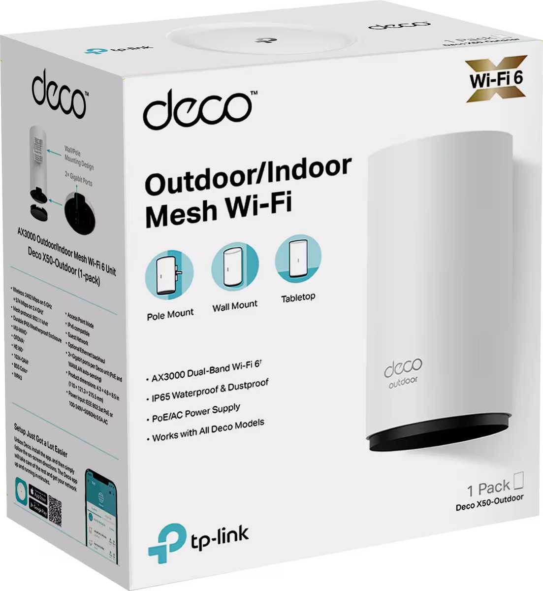 TP-Link Deco AC600 Wi-Fi 最高 6 ルータ TP-Link Deco AC600 Wi-Fi 6