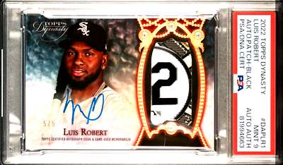 2021 dynasty LUIS ROBERT patch auto