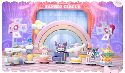 52 toys x Sanrio Characters Traveling Circus One Blind Box w/One