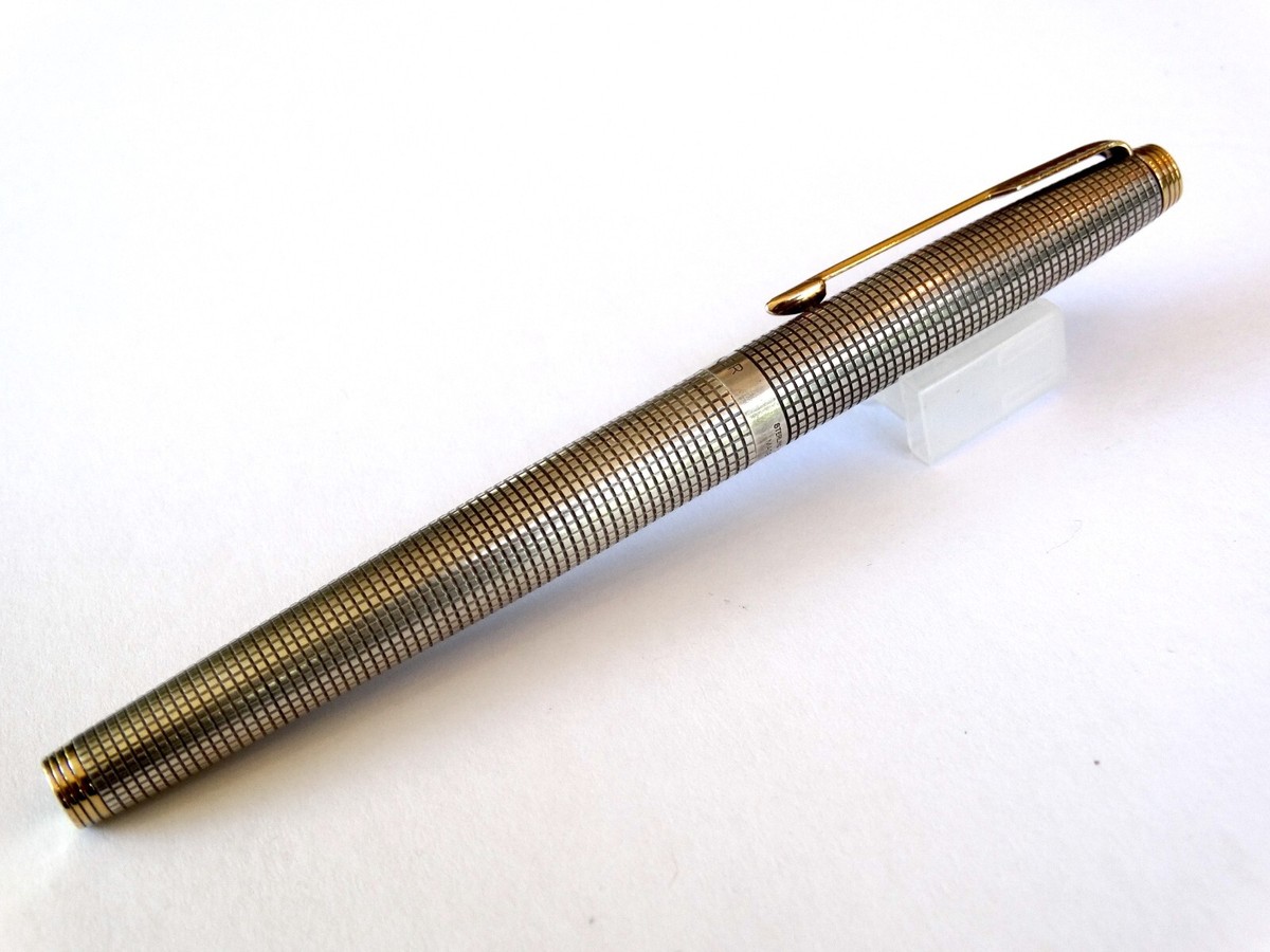 PARKER パーカー 万年筆 スターリングシルバー STERLING CAP BARREL