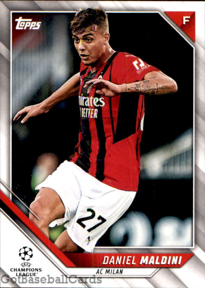 2021-22 Topps UEFA Champions League #179 Daniel Maldini AC Milan