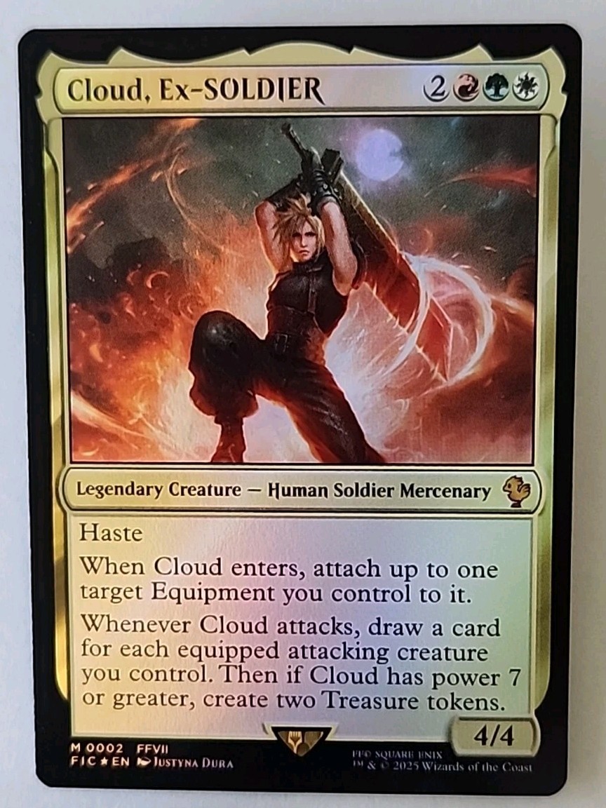 MTG 元ソルジャー、クラウド プレイマット【24h以内発送】 MTG 元