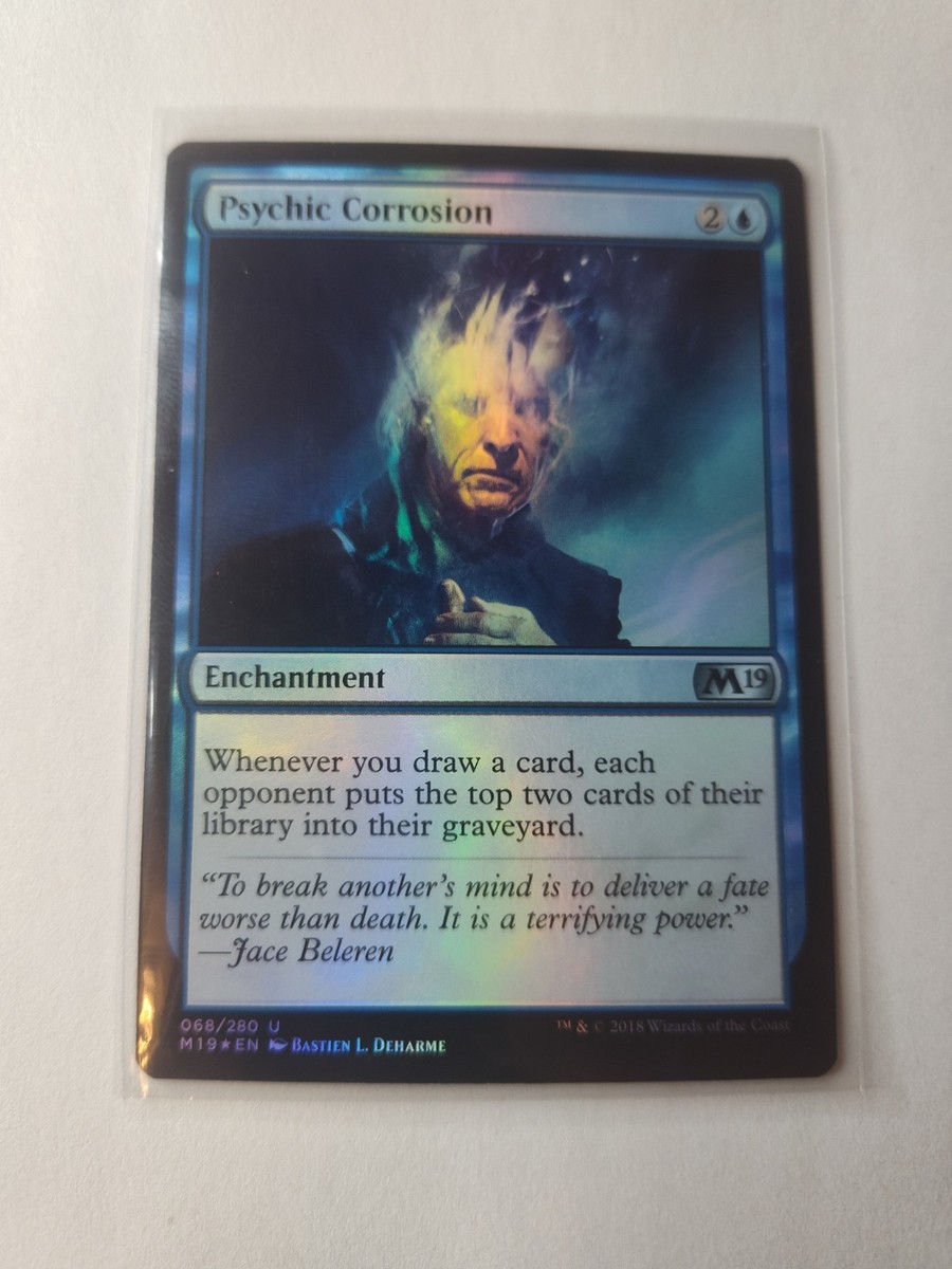 注文 MTG 心理腐食/Psychic Corrosion foil PSA10 MTG 心理腐食