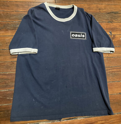 OASIS Vintage 90s Band T Shirt Size XL Liam Noel Gallagher