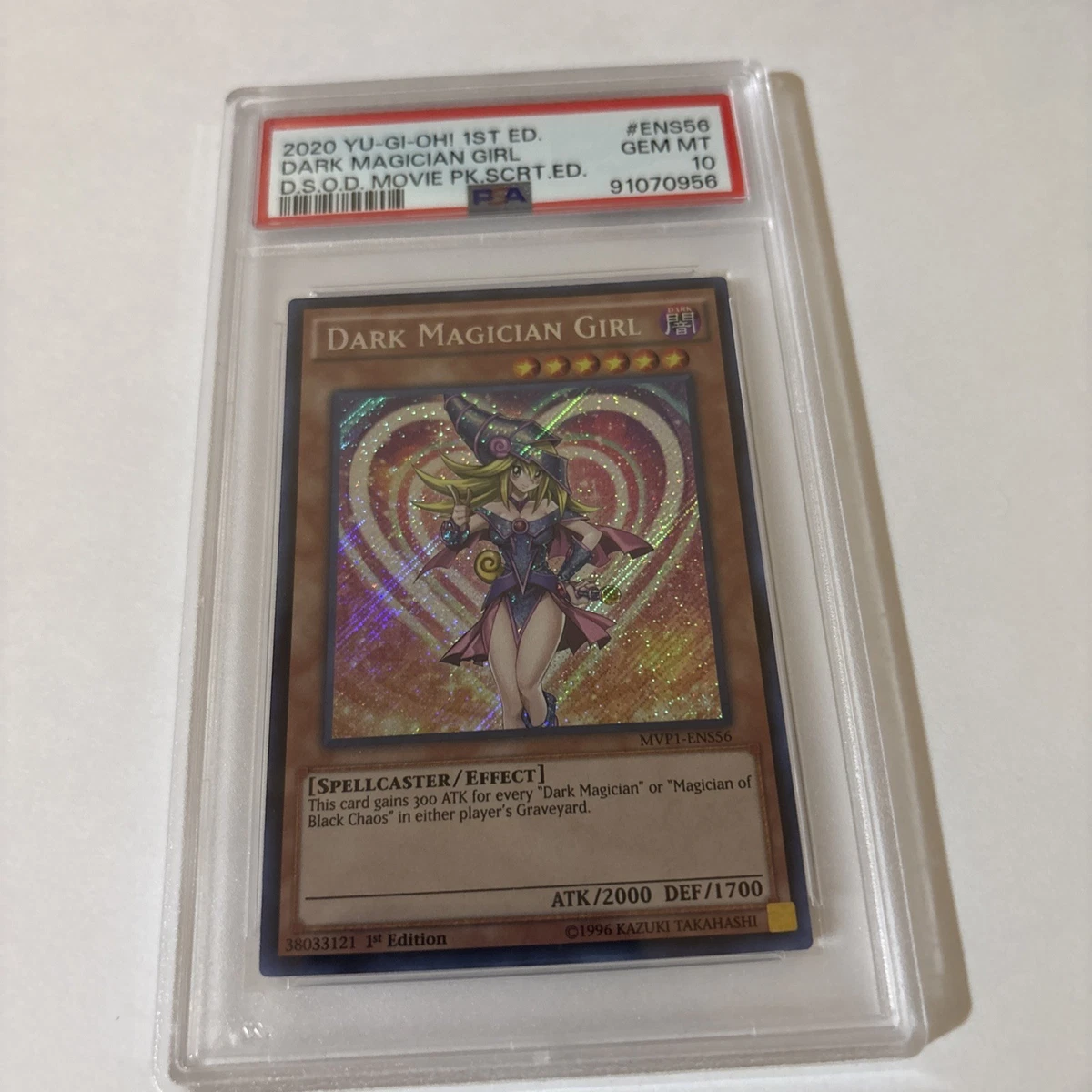 Dark Magician Girl Yu-Gi-Oh! TCG Professional Sports Authenticator