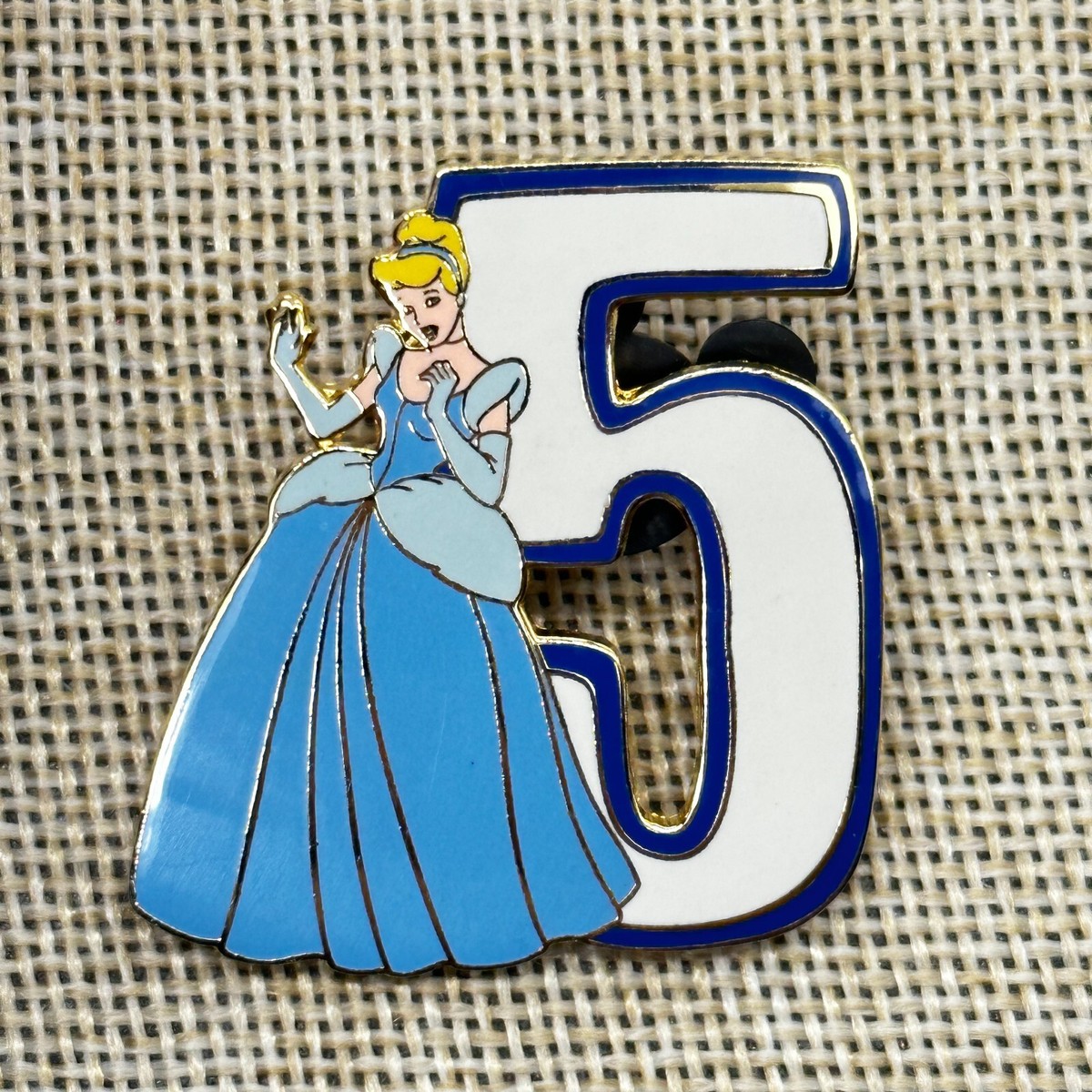 Disney Store JAPAN Pin LE 2500 10th Number Series 5 Cinderella