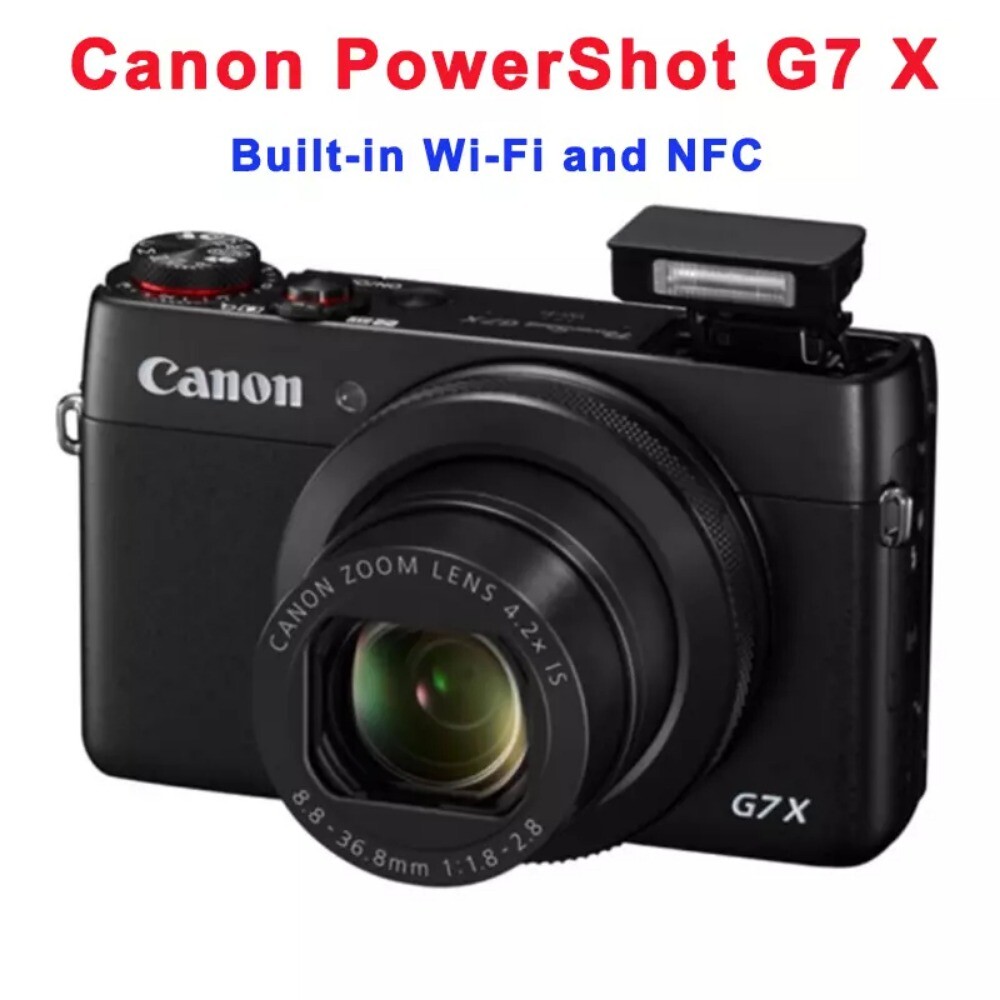 Canon PowerShot G7X Mark I Digital Camera 20.2MP WIFI NFC Compact