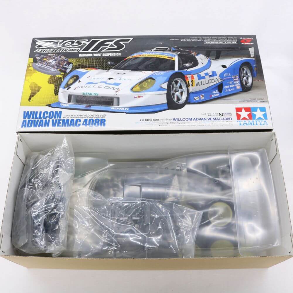 タミヤ WILLCOM ADVAN VEMAC 408R タミヤ RC限定シリーズ 1/10RC